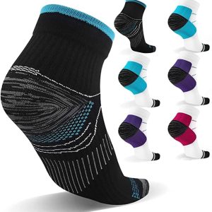 Compression Socks for Men and Women (7 Pairs) Plantar Fasciitis Socks for Pain Relief