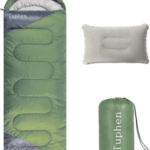 Sleeping Bag – 3-4 Seasons Camping Sleeping Bags for Adults Boys Girls Boys – Compact Sleeping Bag for Hiking, Backpacking – Lightweight Waterproof Packable Travel Gear