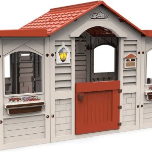 Chicos – Le Chalet Large Children’s House for Outdoor and Indoor | Sturdy and Durable House | Measures: 159 cm x 103 cm x 104 cm | Recommended for 2 years old boys and girls (89650)