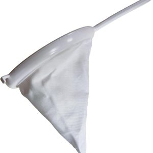 Fackelmann Fabric Strainer 22 cm, Potato Mill, Cheese Gauze, Kefir Strainer, Flannel, White, 1 pc.