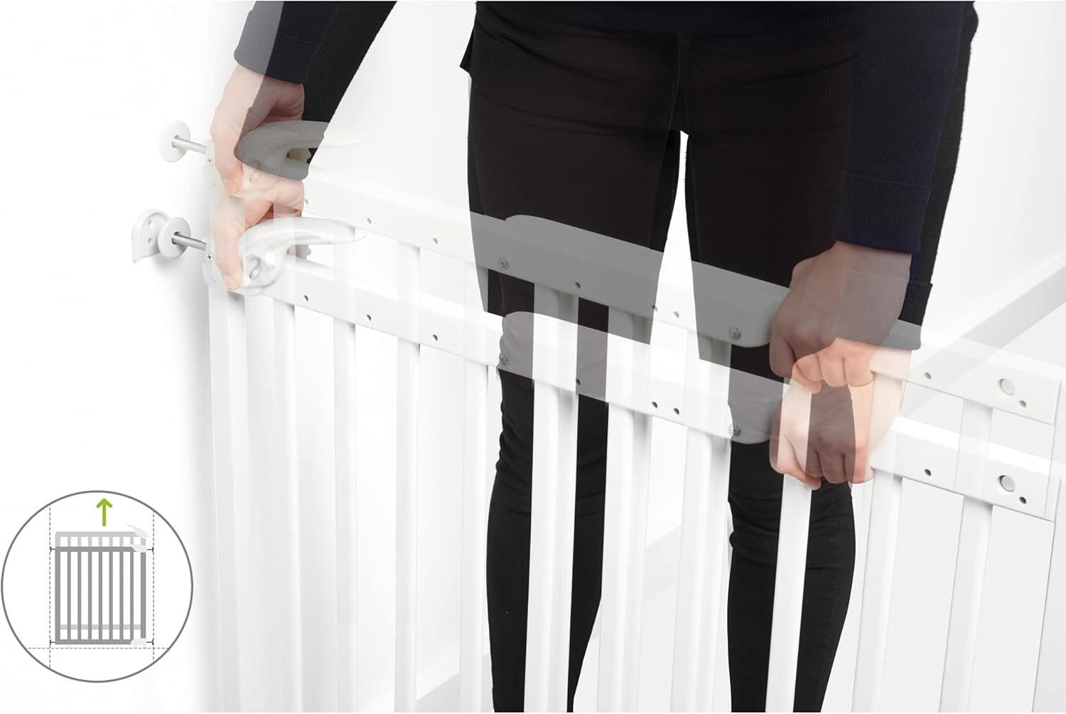 Badabulle White Deco Pop Safety Barrier - Image 8