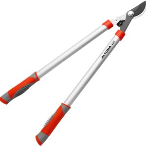 Pruning J445 Two-Hand Pruning Shears – Bi-Material Grip – Bypass Cutting for Precision Work – Durable and Very Light – Gardening Shears Made with Reinforced Aluminium – Altuna