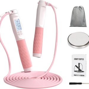 Counting Jump Rope, Perfect for High-Intensity Workouts for Fitness, Fat Burning Workout Jump Rope with Alarm Reminder, High-Intensity Aerobic Exercise Adjustable Jumprope for Fitness Women and Men