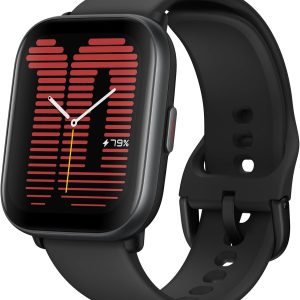 Amazfit Active Smartwatch with GPS Trainer, Zepp Coach, Readiness, AI Fitness, Bluetooth Calls, 14-Day Battery, 1.75″ AMOLED Display and Alexa-Enabled