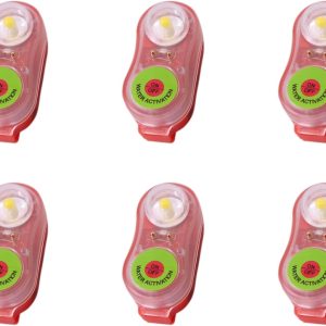 6 Pack LED Light Rescue Vest Flash Rescue Vest for Emergency Survival in Water