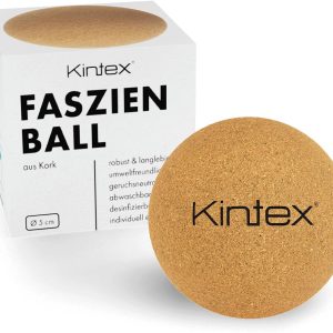 Kintex Cork Fascia Ball, 5 cm or 8 cm, Massage Ball for Self-Massage, Regeneration After Sport, Cork Ball, Fascia Ball (5 cm)