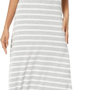 Amazon Essentials Women’s Flowy Short Sleeve Long Dress