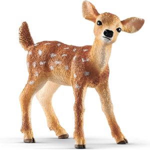 Schleich – Wild Life Collection White Tailed Cervato Figure, 5 cm (14820)