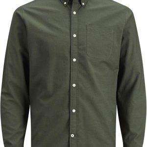 Jack & Jones Jjeoxford Shirt L/S S21 Noos, Men’s Shirt