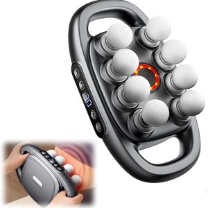 8 Heads Massage Gun: muscle massage gun for deep tissue, muscle pain relief, neck massager for legs, neck, back, shoulders, back massager