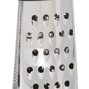 Berghoff 1100194 Oval Grater 15.5 cm, Black and Stainless Steel