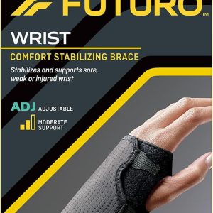 FUTURO Reversible Stabilizer Wrist Support Stabilizer, Stabilize and Support Sore Weak or Injured Wrists, Adjustable