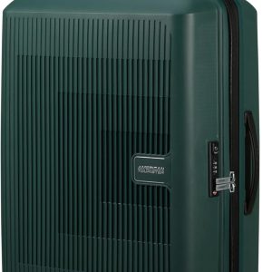 American Tourister Aerostep Spinner, Green (Dark Forest), Suitcases & Trolleys