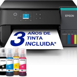 EcoTank ET-2950 A4 Multifunction Printer with Ink Reservoir, Wi-Fi and AirPrint Connection, with Scan, Copy, Double-Sided Printing and Ink Included for up to 3 Years