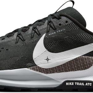 NIKE Reactx Pegasus Trail 5, Men’s Sneaker, Black White Anthracite Wolf Grey, 43 EU