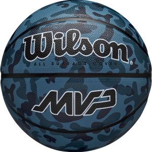 Wilson MVP Camo Basketball Blue