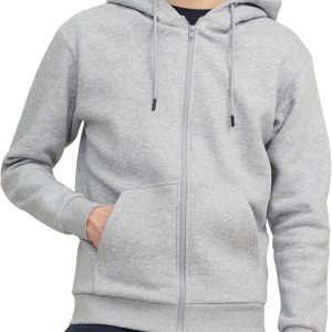 Jack & Jones Jjebradley Sweat Zip Hood Noos Chaqueta Tipo Sudadera Hombre (Pack de 1)