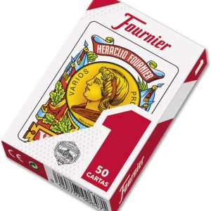 Fournier F20991 Spanish Deck, No. 1, 50 Cards, Assorted Random Colours