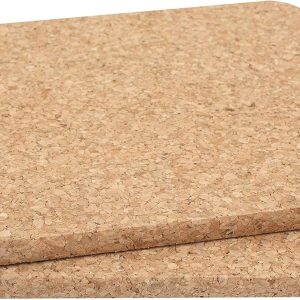 T&G Woodware Square Cork Placemats (Set of 2, 20 x 20 x 9 cm)
