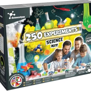 Science4you 250 Science Experiments for Kid – Have fun for hours with this Educational Science Kit, Learn Physics, Chemistry, Geology and Biology, Educational Toys for Kids 8 9 10 11+