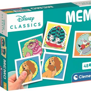 Clementoni – MEMO Disney Classic Pocket – Educational Game Including 48 Matching Tokens of Your Favorite Characters, Toy for Children 4-6 Years, Made In Italy, 18308