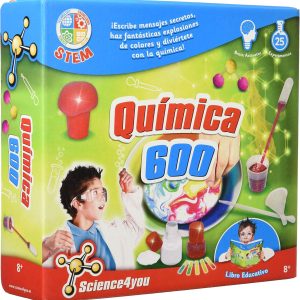 Science4you Quimica 600 – Toy with Science and Educational Kit, Chemistry and Science Game with Many Experiments for Children, Gift for Boy and Girl 8 9 10+ Years Old