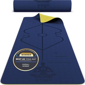 Yogii Non-Slip Yoga Mat – 183 x 61 x 0.5 cm Pilates Mat – Gym Mat – Sports Mat – Thick Fitness Mat – Eco Materials – Yoga Mat
