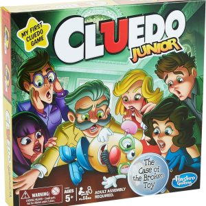 Hasbro Gaming Clue Junior Board Game for Kids Ages 5 and Up, Case of The Broken Toy, Classic Mystery Game for 2-6 Players,4 x 26.7 x 26.7 cm