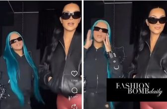 Kim Kardashian and North West Performed a TikTok in Black Balenciaga Looks