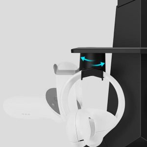 VR Stander for Pico NEO3/HTC Vive Focus3, Wall Storage Holder, Wall Mount, VR Headset Gamepad Controller Travel(Pico NEO3/HTC Vive Focus3, Black) GS007