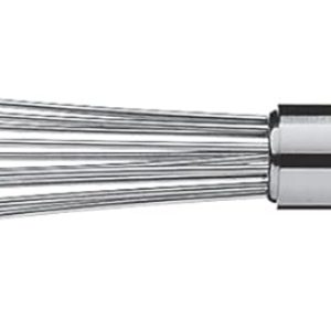 WMF Profi Plus – Whisk 27 cm with Steel Ball Tip, Polished Cromargan Stainless Steel, Dishwasher Safe