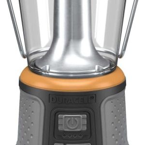 Duracell – 2000 lumens LED flashlight with 360° and 180° illumination for camping, fishing and emergency use, 3 light modes and 3 power supplies available for charging