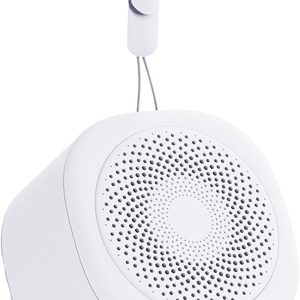 Compact White Noise Sound Machine with 7 Color Night Lights and 10 Soothing Sounds for Better Sleep, USB Rechargeable