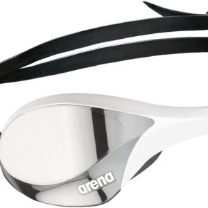 Arena Cobra Ultra Swipe MR Swim Goggles, Unisex-Adult, Silver-White, One Size