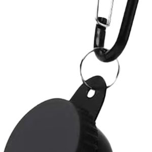 Supplement Funnel, Electrolyte Powder Holder, 50ml Portable Container, Carabiner Clip Design, Gym Travel Convenience, Outdoor Camping Storage, for