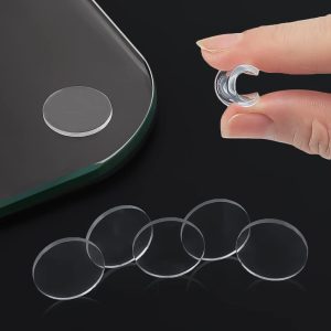 Extremely Soft Glass Table Protector Non Adhesive Clear Pads for Glass Table Spacer Non Slip Scratches 25mm x 2mm 20pcs