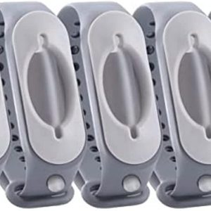 Cleanbrace Disinfectant Bracelet (Es) | Color | Hand Sanitizer To Carry It Out, Grey, 5 Count