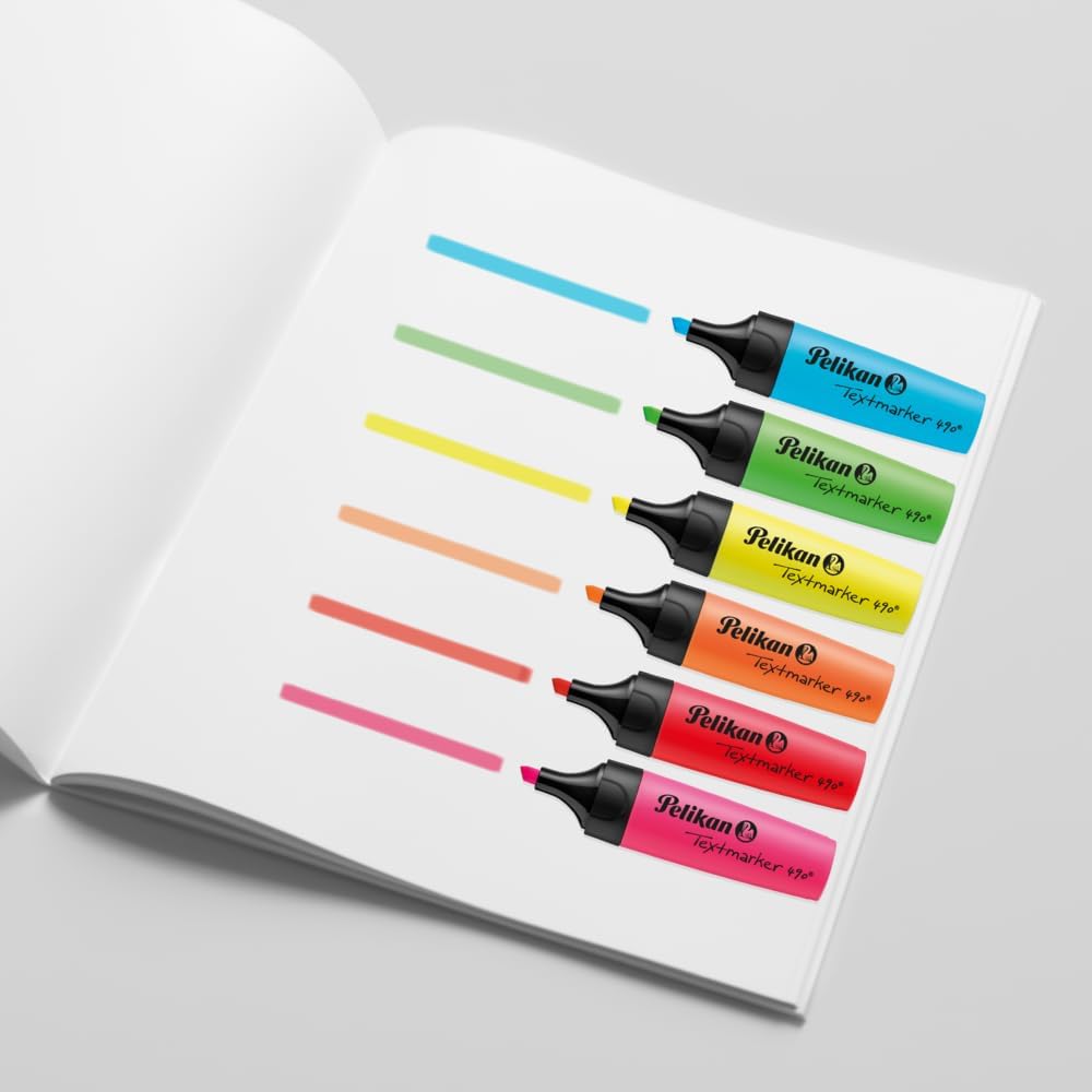 Pelikan, Set of 6 Highlighters, Highlighters, Assorted Colours - Image 10