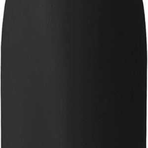 Nerthus Simple Wall Black Stainless Steel 750 ml, Water, Reusable Bottle, Black, 29 x 7.5 x 7.5 cm