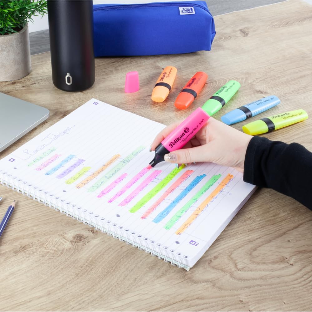 Pelikan, Set of 6 Highlighters, Highlighters, Assorted Colours - Image 9