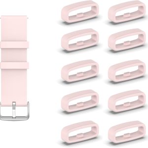 Watch Band, 18mm/20mm/22mm Silicone Watch Rings, 10 Pieces Watch Strap Replacement Smart Sport Watch Strap Compatible with Universal Watch