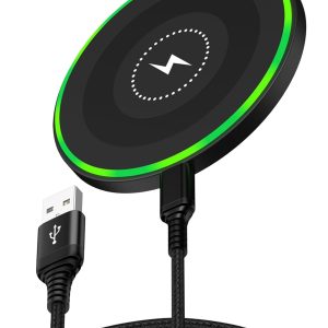 Wireless Charger for Samsung Galaxy S25 Ultra/S25/S24 FE/S23/S22/S21/S20/S10/Z Flip 7 6, Max Fast Wireless Charging Pad 15W for Google Pixel 9 Pro 8a 7 6 iPhone 16 15 14 13