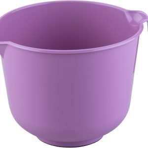 Zenker Sweet Sensation 2.5 Litre Mixing Bowl with Handle, Non-Slip Base and Dishwasher Safe, Polypropylene, 22 x 18 x 15 cm, Frozen Pink, Ideal for Cooking and Cooking Lovers