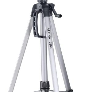 CULLMANN – 52128 – Alpha 2800 tripod (extension height 185 cm, with 3-way head, maximum load 2.5 kg, package size 70 cm, weight 1350 g), silver