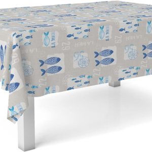 Rectangular Oilcloth Tablecloth Size 100 x 140 cm Style, Durability and Easy Cleaning for Your Table – Stain Resistant and Waterproof Oilcloth Tablecloth