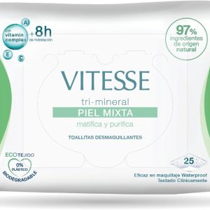 Vitesse Tri-Mineral Mixing Skin Cloths Makeup Remover 25 U Unisex