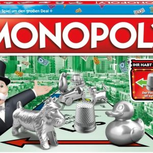 Monopoly Board Game, Family Game for Adults and Kids, 2-6 Players, Strategy Game for Kids, Gift for Families, Ages 8+