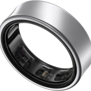 Samsung Galaxy Ring Smart Ring with Titanium Case Health with AI, Sleep Monitor, Fitness Tracker Size 11 (USA), Titanium Silver