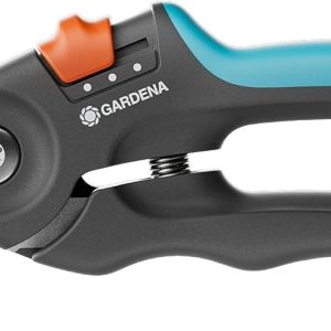 Gardena PremiumCut Flex Garden Shears: Bypass, for Green Wood, 24 mm Cutting Diameter, ErgoTec Soft Handle, Precision Sharpened Steel Blades, PowerCoating (12242-20)