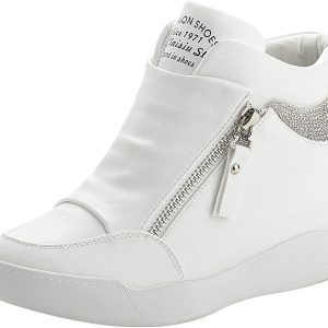 rismart Women’s Wedge Platform Bootie Elegant Sneakers Shoes